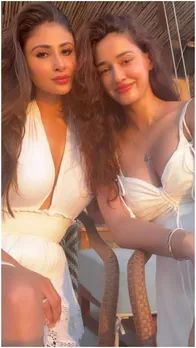 Beach वेकेशन पर हॉट हुईं दिशा पाटनी और मौनी रॉय, देखें PICS