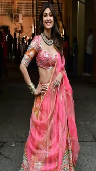 लहंगे में शिल्पा शेट्टी ने थिरकाई पलती कमर, देखें