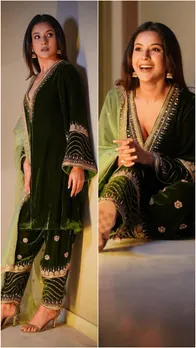 Shahnaaz Gill: वेलवेट सूट-सलवार में शहनाज गिल ने ढाया कहर, देखें PICS