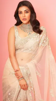 न्यूड कलर में क्लासी दिखीं काजल अग्रवाल, फैंस के उड़े होश