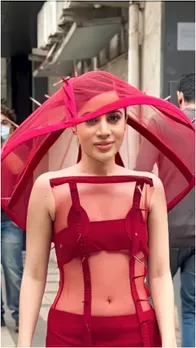 कांटों से भरी ड्रेस पहनकर आईं उर्फी जावेद, लेकिन लगीं बेहद हॉट