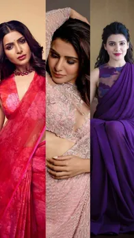 साड़ी में सामंथा रुथ प्रभु के बेहतरीन लुक्स, कर देंगे इंस्पायर