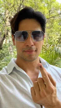 सिद्धार्थ मल्होत्रा ने दिल्ली में डाला वोट, शेयर की शेल्फी