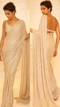 बाफ्टा 2024 में शिमरी साड़ी में दीपिका पादुकोण ने बिखेरा जलवा, देखें