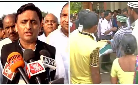वाराणसी भगदड़ मामले में पुलिसवालों पर गिरी गाज, सीएम अखिलेश ने एसपी सिटी, सीओ सिटी, एसएचओ को किया सस्पेंड