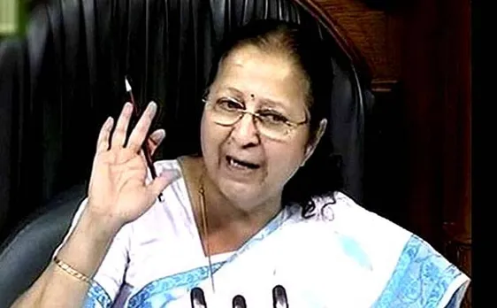 विपक्षी सांसदों ने विरोध करना बंद नहीं किया तो सख्त कार्रवाई होगी: सुमित्रा महाजन