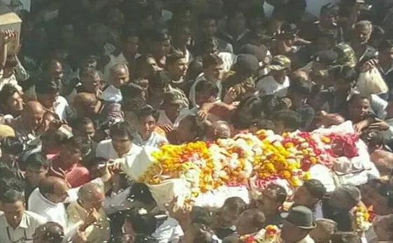 पंचतत्व में विलीन हुए मध्यप्रदेश के पूर्व मुख्यमंत्री पटवा, आडवाणी सहित कई नेता अंत्येष्टि में हुए शामिल