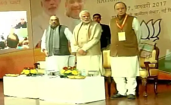 बीजेपी की राष्ट्रीय कार्यकारिणी में पहले दिन छाया रहा 5 राज्यों का विधानसभा चुनाव