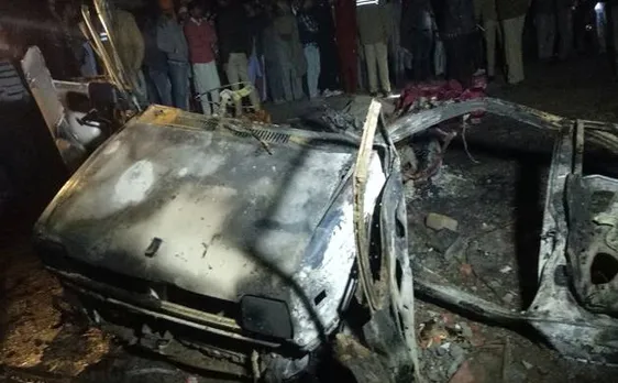 VIDEO: पंजाब के बठिंडा में कांग्रेस की रैली में कार ब्लास्ट, तीन की मौत, हादसे में कई लोग घायल