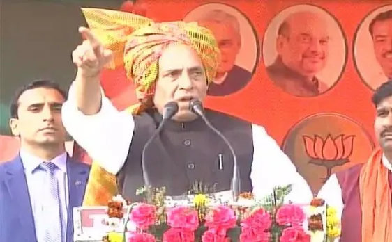 यूपी चुनाव 2017: राजनाथ सिंह ने कहा, कांग्रेस से गठबंधन कर अत्महत्या की है सपा ने