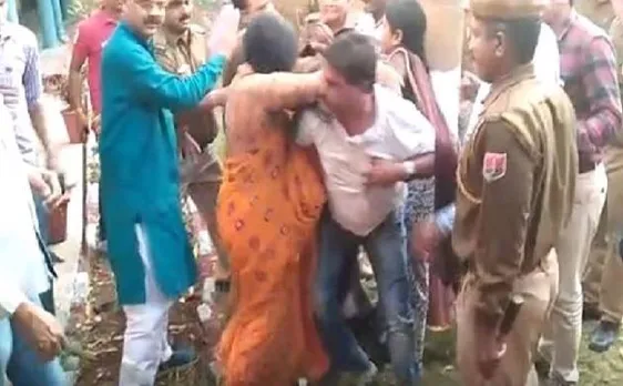 Video: राजस्थान के कोटा में बीजेपी विधायक के पति ने पुलिसकर्मी को जड़ा थप्पड़