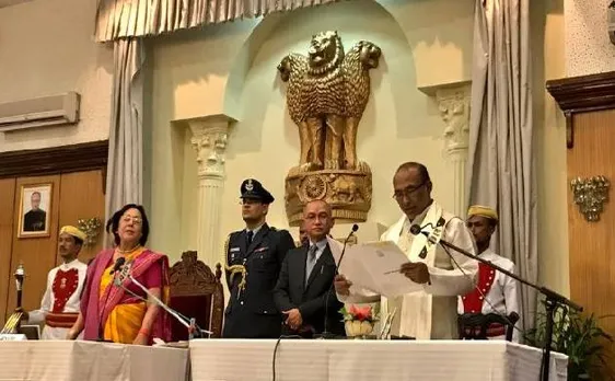 बीरेन सिंह बने मणिपुर के मुख्यमंत्री, राज्य में पहली बीजेपी सरकार