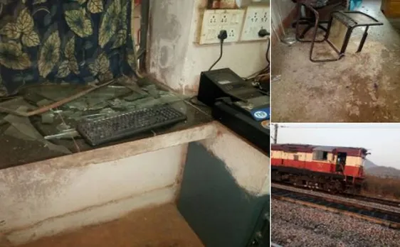 पीएम मोदी के ओडिशा दौरे के विरोध में 30 नक्सलियों ने डोयकल्लू रेलवे स्टेशन पर किया हमला