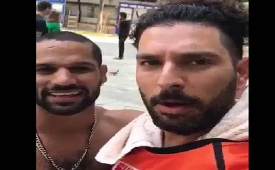 आईपीएल से पहले युवराज सिंह ने देखिए कैसे शिखर धवन को बनाया अप्रैल फूल