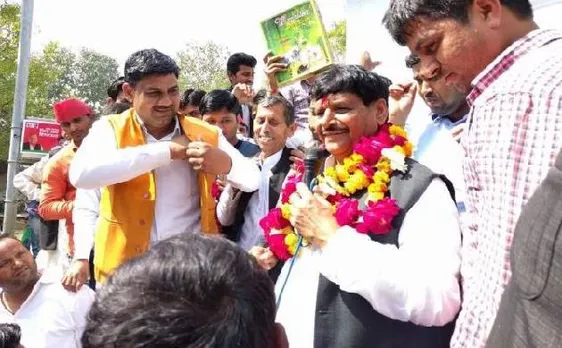 अपर्णा के बाद अब अखिलेश के चाचा शिवपाल ने की योगी आदित्यनाथ से मुलाकात