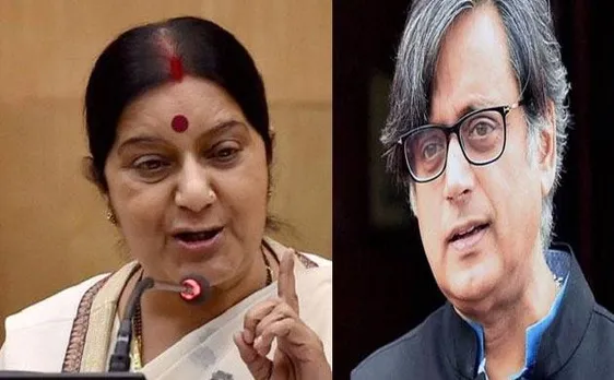 जाधव की रिहाई को लेकर सरकार के साथ खड़े हुए विपक्षी दल, विदेश मंत्री सुषमा स्वराज ने मांगी थरूर से मदद