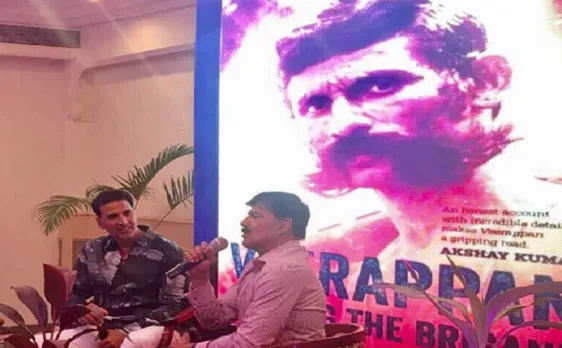 अभिनेता अक्षय कुमार ने 'वीरप्पन-चेंजिंग द ब्रिगेड' किताब की लॉन्च