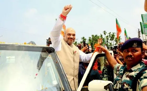 नक्सलबाड़ी में ममता को अमित शाह की चुनौती, बोले TMC की हिंसा के कीचड़ में खिलेगा कमल