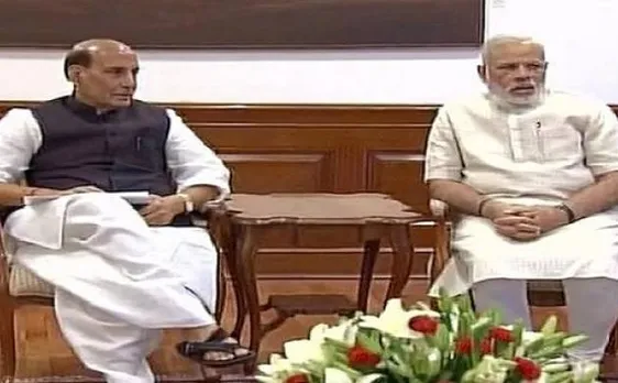 पीएम मोदी संग राजनाथ सिंह की मुलाकात, जम्मू-कश्मीर और सुकमा हमले पर होगी चर्चा