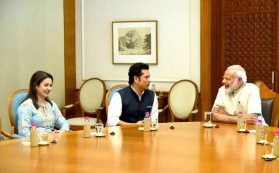 सचिन ए बिलियन्स ड्रीम्स: अपनी फिल्म के प्रमोशन के पीएम नरेंद्र मोदी से मिले सचिन तेंदुलकर