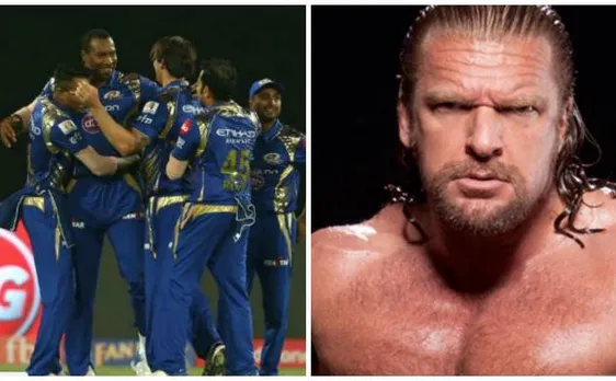 WWE चैंपियन ट्रिपल एच ने मुंबई इंडियंस को आईपीएल जीतने पर दिया यह खास गिफ्ट