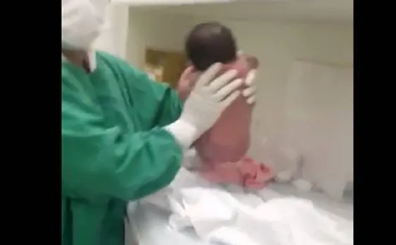 Video: पैदा होने के चंद मिनट बाद चलने लगा बच्चा, सोशल मीडिया पर वायरल हुआ वीडियो