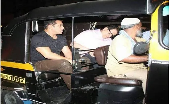 सलमान खान लग्जरी गाड़ियां छोड़ साइकिल और ऑटोरिक्शा की कर रहे हैं सवारी