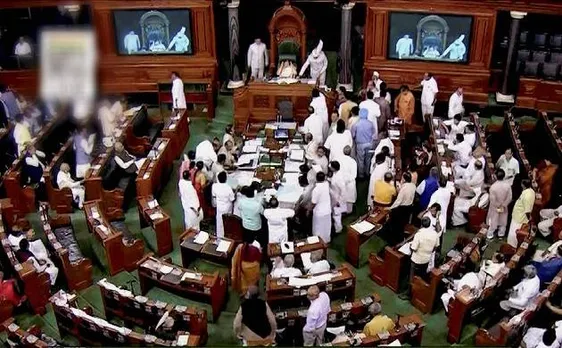 मानसून सत्र: किसानों के मुद्दे पर हंगामे के बाद दिन भर के लिए लोकसभा स्थगित