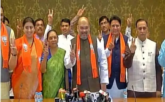 अमित शाह, स्मृति ईरानी ने राज्यसभा के लिए भरा नामांकन, कांग्रेस से बागी बलवंत ने भी भरा पर्चा