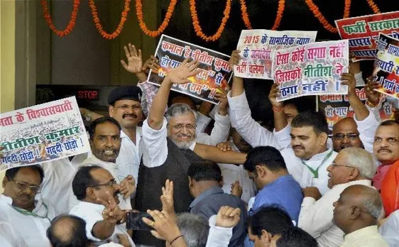 सुशील मोदी बोले, बेमेल गठबंधन की स्वभाविक मौत हुई