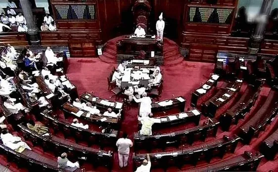 राज्यसभा की कार्यवाही बुधवार को दिन भर के लिए स्थगित हुई, दोनों तरफ से हुई जमकर नारेबाजी