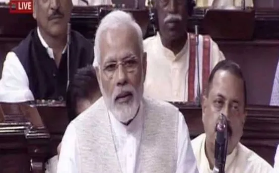 पीएम मोदी ने राज्यसभा में हामिद अंसारी के लिए कहा, उनके परिवार का देश को बड़ा योगदान