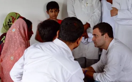 पीड़ितों से मिलने के बाद बोले राहुल, गोरखपुर हादसे के लिए योगी सरकार जिम्मेदार
