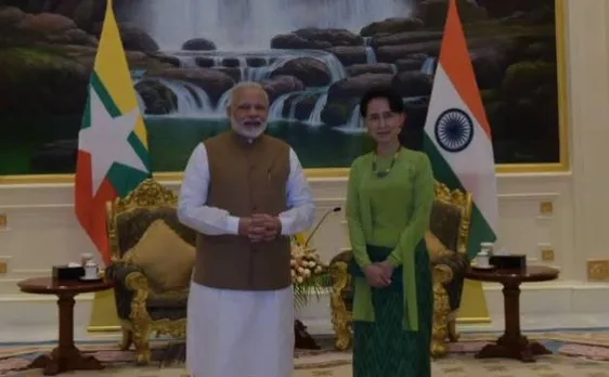 आंग सान सू की से मिले पीएम मोदी, भारत-म्यांमार के बीच 11 समझौतों पर हस्ताक्षर