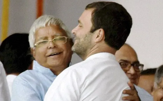 बिहार कांग्रेस विधायकों की सलाह के बावजूद राहुल नहीं छोड़ेंगे लालू का साथ