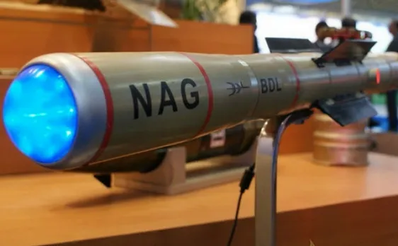 DRDO ने एंटी टैंक गाइडेड मिसाइल 'नाग' का किया सफल परीक्षण