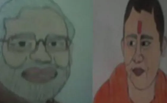 पीएम मोदी और यूपी सीएम आदित्यनाथ की पेंटिंग बनाने पर पति ने पत्नी को घर से निकाला