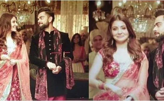 PICS: लहंगे में अनुष्‍का शर्मा, शेरवानी में विराट कोहली, तो क्या हो गई इनकी शादी