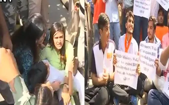 BHU लाठी चार्ज को लेकर दिल्ली में घमासान, सड़कों पर उतरे छात्र संगठन, ABVP, NSUI ने निकाला विरोध मार्च