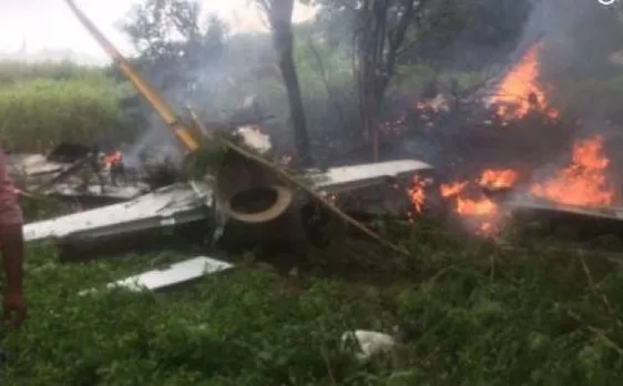 हैदराबाद: IAF का ट्रेनर विमान दुर्घटनाग्रस्त, बाल बाल बचा पायलट