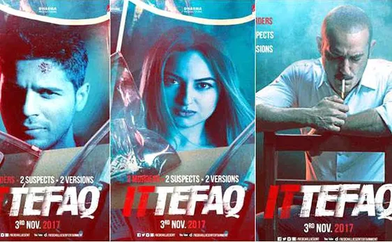 'इत्तेफाक' के पोस्टर जारी, देखें सोनाक्षी और सिद्धार्थ का दमदार लुक