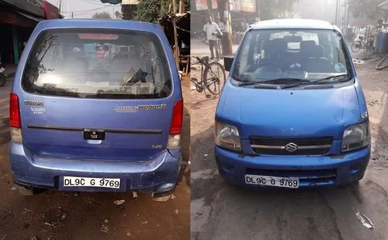 अरविंद केजरीवाल की WagonR कार गाज़ियाबाद के मोहन नगर इलाके से हुई बरामद