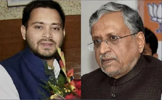 सुशील मोदी के ट्वीट पर भड़के तेजस्वी, निजी हमला कर दी चुनौती