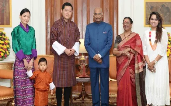 डोकलाम विवाद के बाद भारत आए भूटान नरेश, राष्ट्रपति कोविंद ने सराही भूमिका