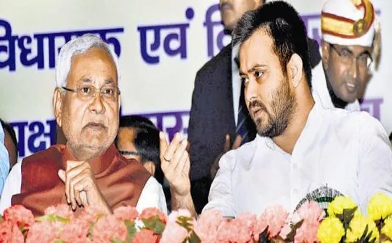 बिहार में 'डर्टी पिक्चर' पॉलिटिक्स: नीतीश के बचाव में JDU ने तेजस्वी की 8 साल पुरानी तस्वीर जारी की'