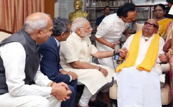 करुणानिधि और पीएम मोदी के बीच चेन्नई में हुई 'खास' मुलाकात