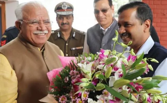 दिल्ली प्रदूषण: हरियाणा के सीएम खट्टर से मिले अरविंद केजरीवाल