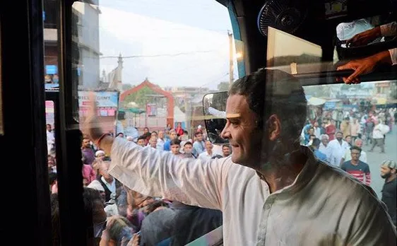 गुजरात चुनाव: राहुल ने कहा-'कांग्रेस आवे छे...नवसर्जन लावे छे'