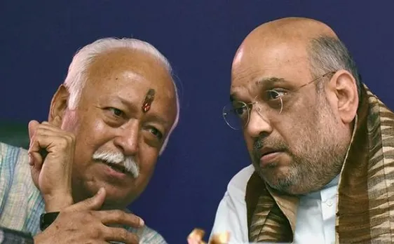 अमित शाह की संघ प्रमुख से गुप्त मंत्रणा, बीजेपी में बदलाव के संकेत