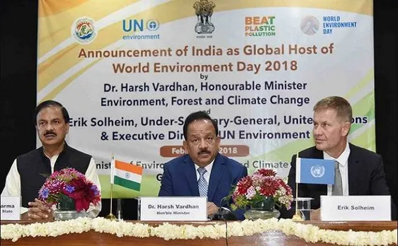 विश्व पर्यावरण दिवस की  वैश्विक मेजबानी करेगा भारत, 'बीट प्लॉस्टिक पॉल्यूशन' होगा विषय
